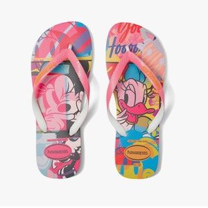 Minnie Mouse and Daisy Duck Flip Flops